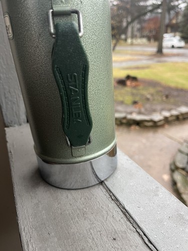 Vintage Aladdin Stanley Thermos Bottle 24oz Wide Mouth A-1350B Green - Picture 9 of 24