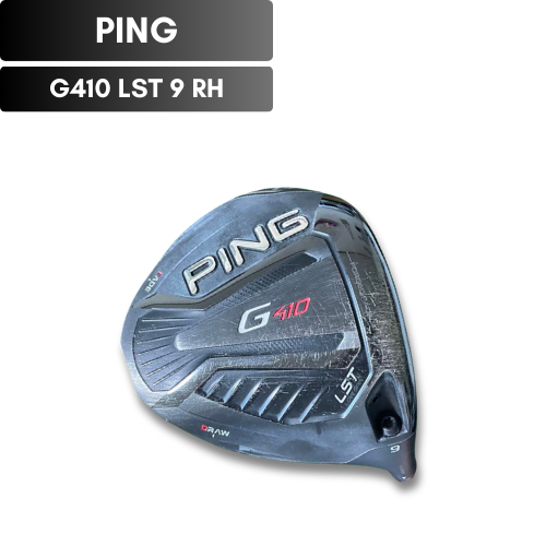Ping G410 LST Driver 9 degree Head Only Right Hand With Headcover USED