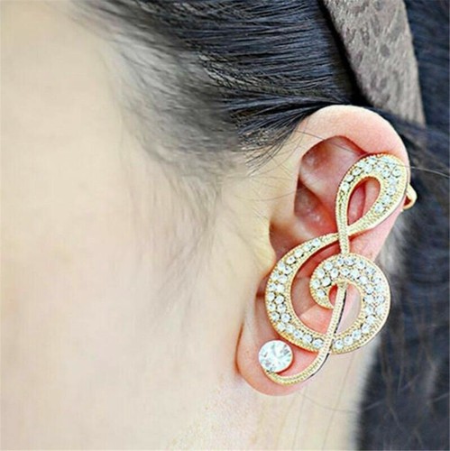 Fashion Women Lady Clip Ear Cuff Stud Punk Wrap Cartilage Earring Jewelry Gift - Picture 9 of 18