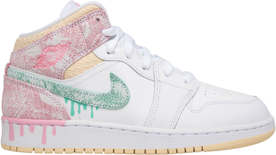 Jordan Air Jordan 1 Mid SE Ice Cream GS for sale | eBay
