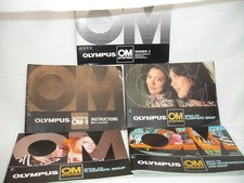 OLYMPUS OM manual lot : lens , motor drive , flashphoto, OM-1 at glance
