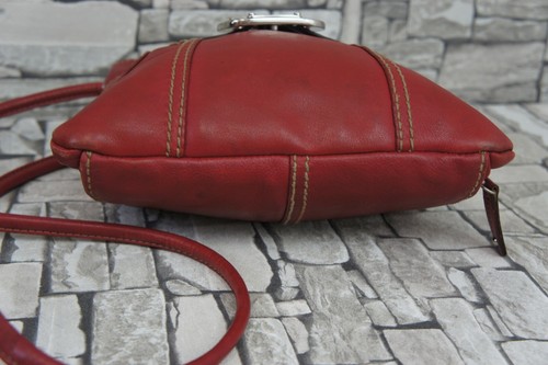 TIGNANELLO DAMEN ECHT LEDER FREIZEIT MESSENGER TASCHE ROT  - Bild 10 von 12