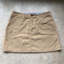 Vineyard Vines Women's Tan Corduroy Mini Skirt Size 4 Fall Preppy Casual School