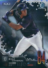 2019 Bowman Chrome Scouts Top 100 #BTP-84 Daz Cameron Detroit Tigers Baseball