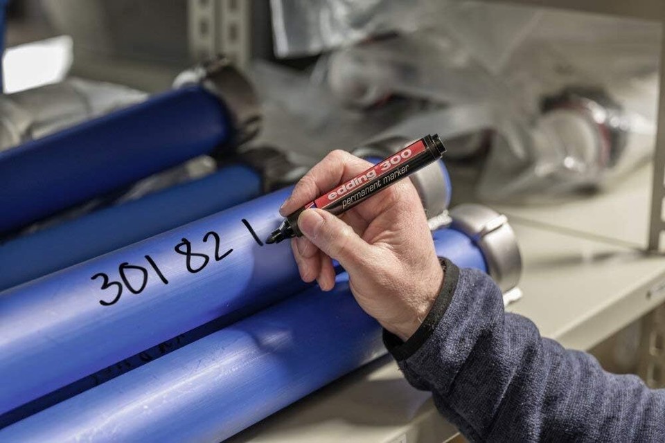 edding 4er Set Permanentmarker 300, nachfüllbar, 1,53 mm (US IMPORT