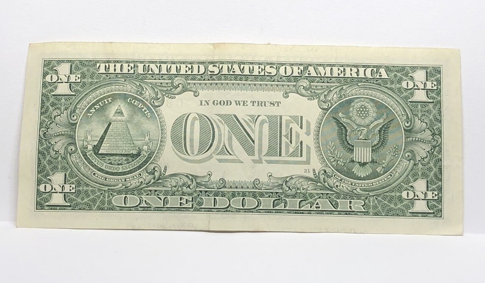 Three Consecutive Pairs Fancy Serial Number One Dollar Bill C88773301A