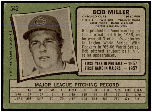 You Pick 1971 Topps Baseball EX Unless otherwise noted #467-752 BX1A - Picture 235 of 497