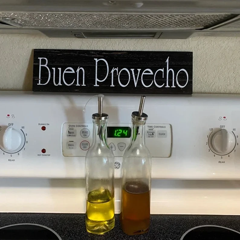 Letrero Buen Provecho - Letrero de cocina Bon Appetite Foto 4 de 4