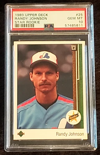 1989 Randy Johnson rookie #25 Upper Deck Star Rookie PSA 10 Montreal Expos