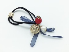 Fashion Pearls Style Elastics Hair Ties Ponytail Holders for Ladies -B, 2PCS