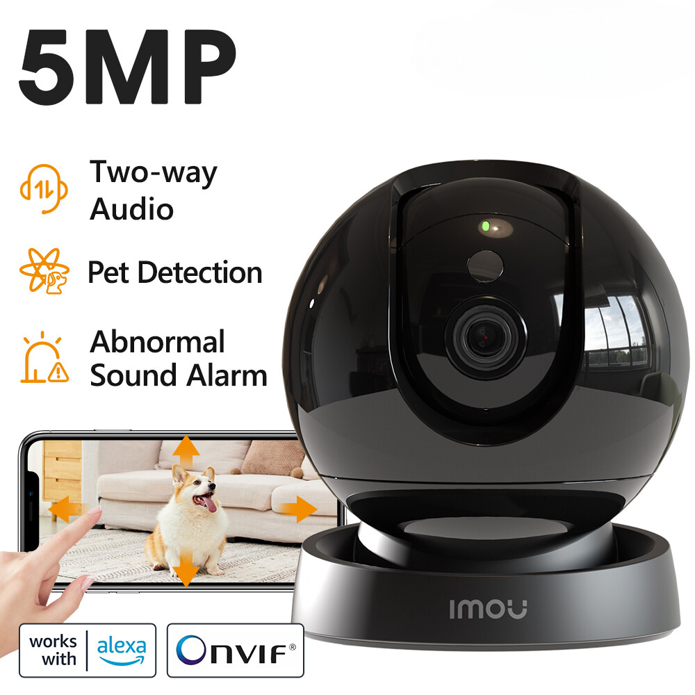 5MP Wifi Camera Human Pet Detection AI Smart Tracking Two Way Talk Night Vision-image