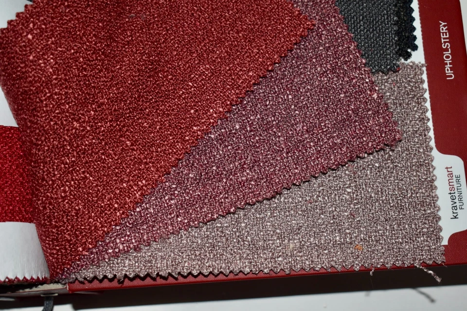 FABRIC SAMPLE BOOK Multi-Color LINEN BLEND TEXTURES 48pcs LOT Neutrals & Brights - Image 3 of 4