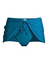Time and Tru Swim Bottoms with tie Waist * Green Turquoise * Size M * New