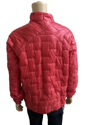 Patagonia Micro Puff Jacket Coat Mens XL Fire Red Regular Fit YKK