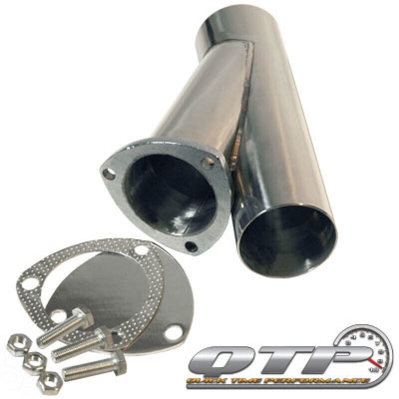 QTP (10300) 3in Weld-On QTEC Exhaust Cutout Y-Pipe. | eBay QTP (10300) 3in Weld-On QTEC Exhaust Cutout Y-Pipe. | eBay