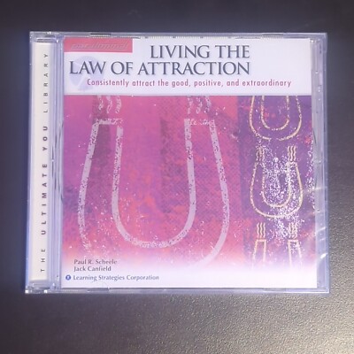 PAUL R SCHEELE & JACK CANFIELD: Living The Law of Attraction. Paraliminal CD NEW