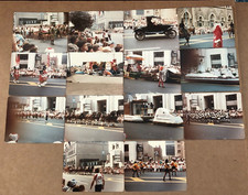 Vintage COLOR SNAPSHOT PHOTOS 14pcs Canton Oh HOF PARADE Pro Football Hall Fame