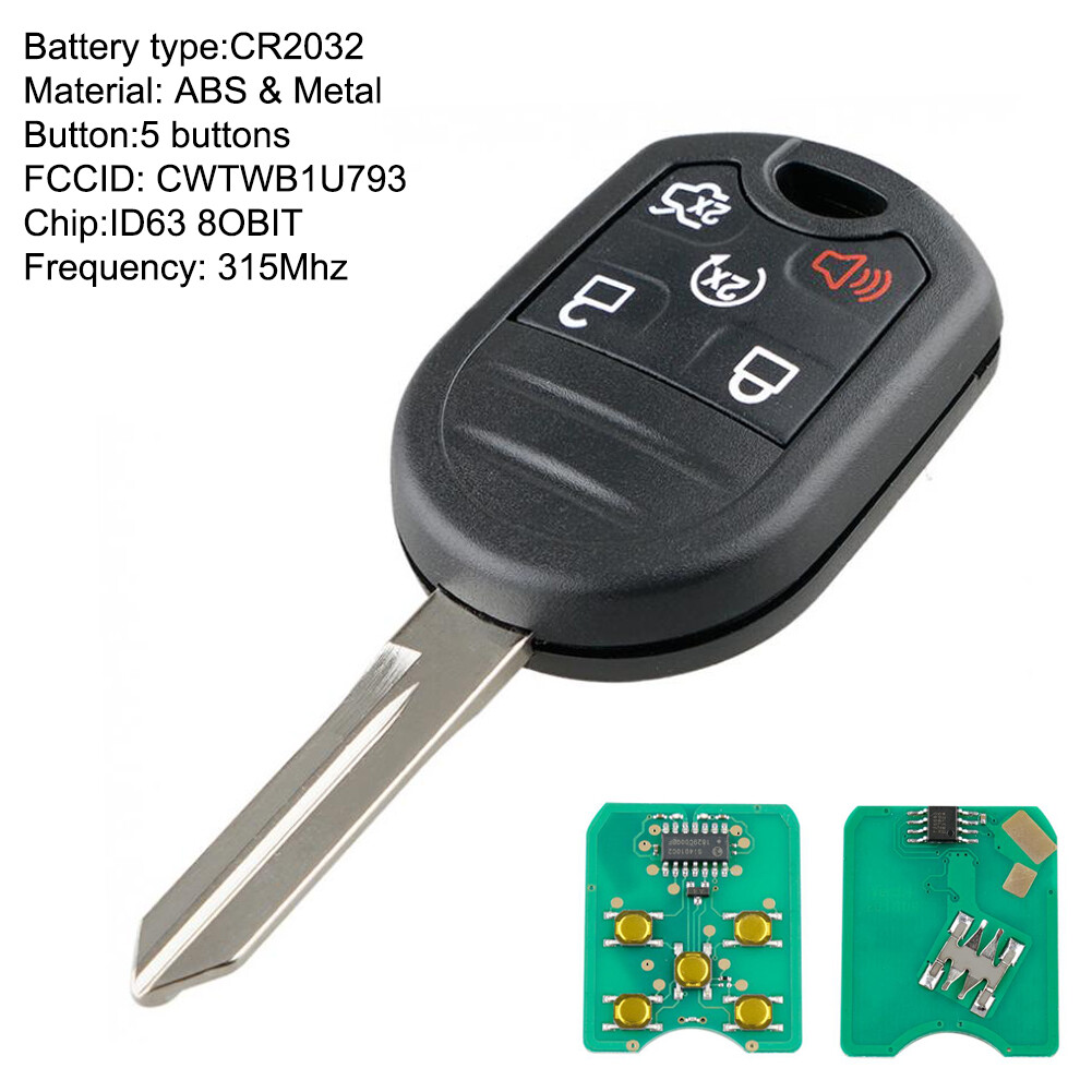 For 2011 2012 2013 2014 2015 2016 Ford Taurus Keyless Entry Key Car