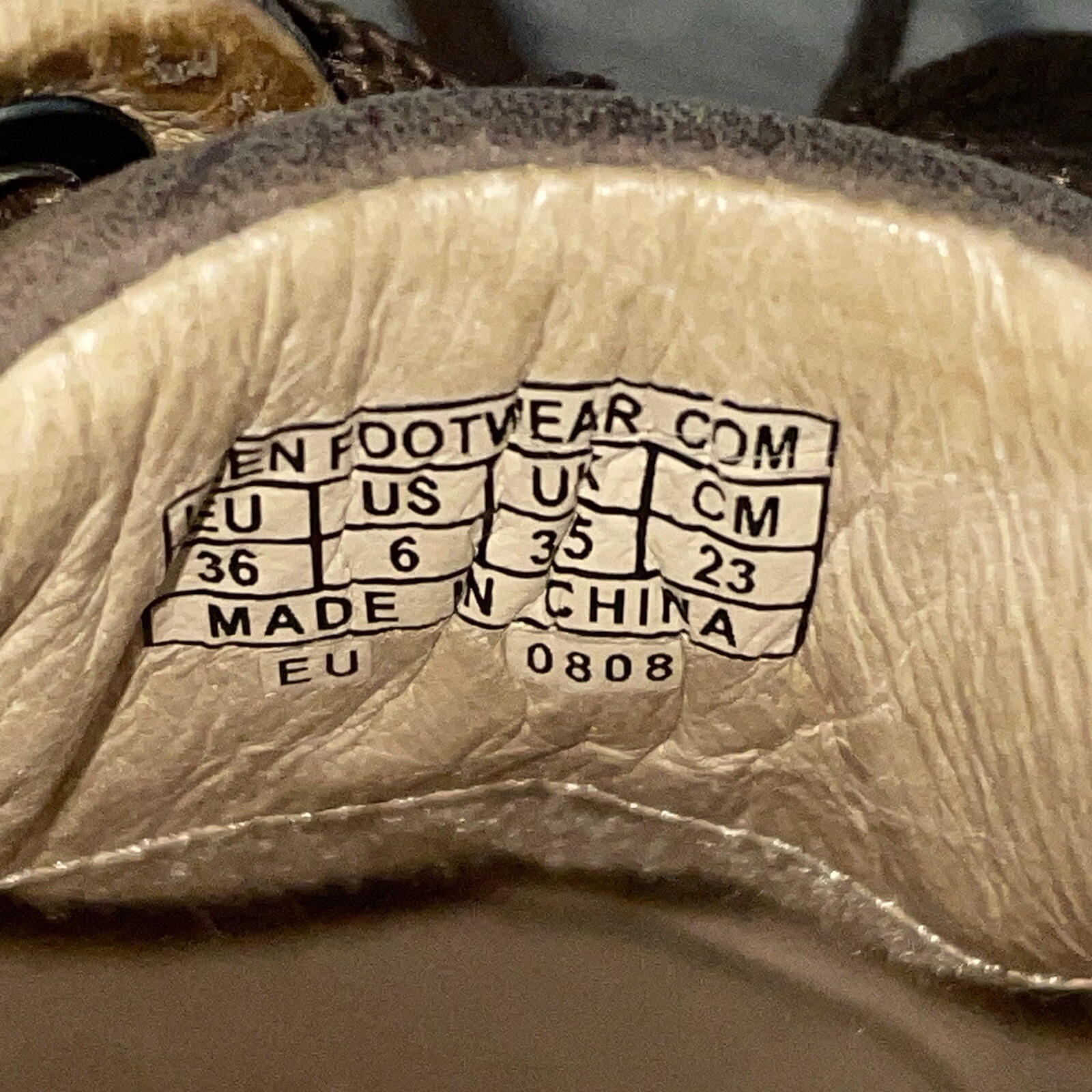 Scarpe da trekking atletiche marroni Keen taglia 6