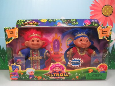 KING AZUL & QUEEN RUBY - 5'' DAM Troll Dolls - NEW IN PACKAGE