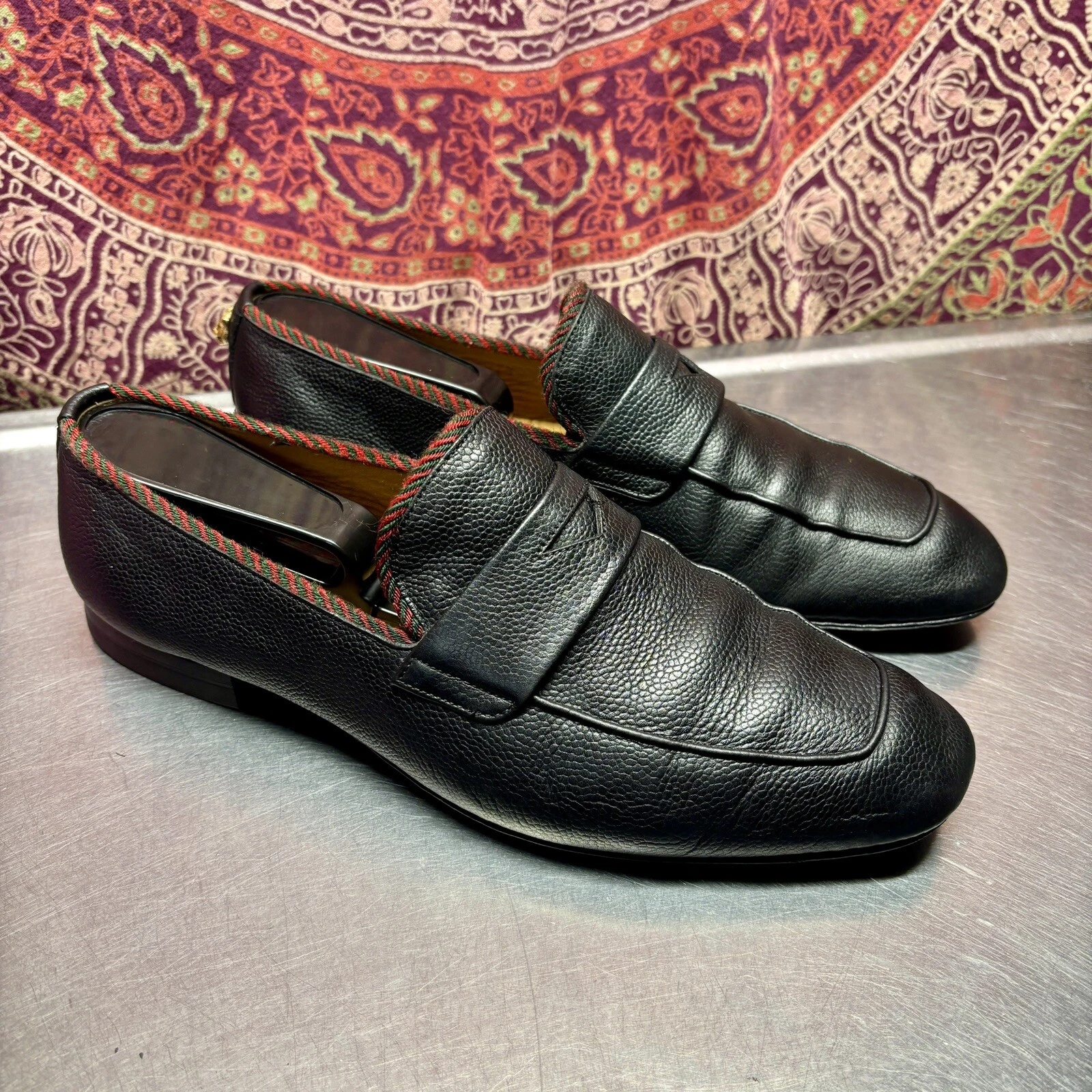 Mocassins noirs homme Gucci taille 7,5