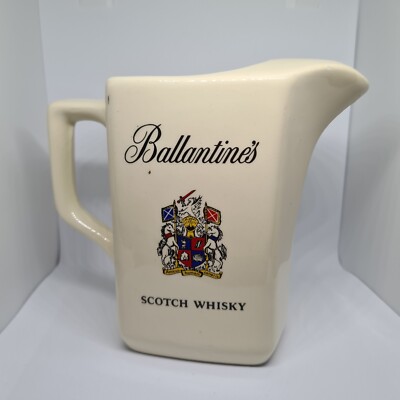 Ballantines Krug Karaffe Kanne Whisky Pitcher The Superb Scotch SETON POTTERY