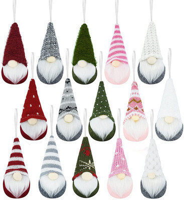 EAONE 7 Pack Christmas Ornaments Gnome Christmas Decorations Handmade Plush Dolls Santa Elf Christmas Tree Hanging Decorations Holiday Thanksgiving Day Gifts EAONE 7 Pack Christmas Ornaments Gnome Christmas Decorations Handmade Plush Dolls Santa Elf Christmas Tree Hanging Decorations Holiday Thanksgiving Day Gifts