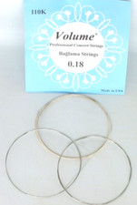 Volume String Set For Short Neck Saz Baglama 0.18 Mm