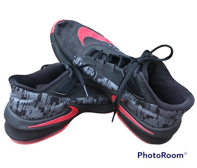 Nike Air Max Infuriate Black & Red Basketball TRAINING MEN'S SIZE 10 Black & Red