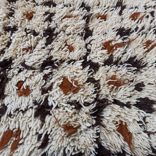 Vintage Moroccan Rug Tribal Azilal Rug Handmade Area Kilim Carpet Berber Wool - Picture 7 of 24