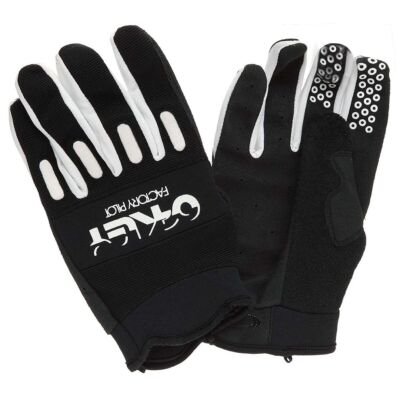 Oakley Factory Sports Herren Fahrradhandschuhe schwarz/weiß