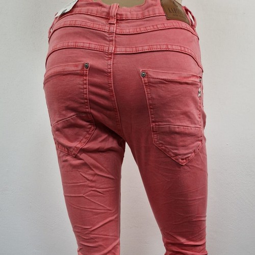 Karostar: TREND Boyfriend Baggy Jeans Hose 4 Farben Knopfleiste Gr. 38 - 48 - Bild 11 von 29