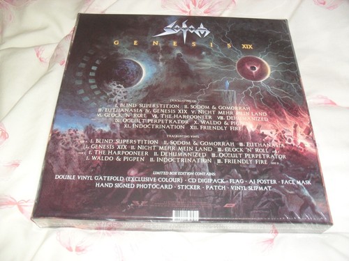 SODOM -GENESIS XIX- AWESOME VERY RARE LIMITED EDITION MASSIVE BOX SET 2 LP + EXT - Picture 2 of 4