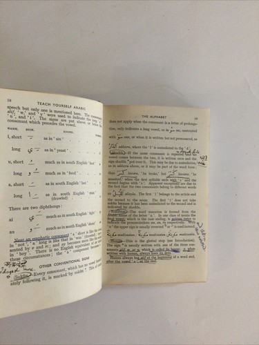 Teach Yourself Arabic. A. S. Tritton. EUP. 1943. 1st printing. - Picture 7 of 13