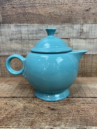 Fiestaware Turquoise Teapot & Lid Fiesta - Picture 2 of 7