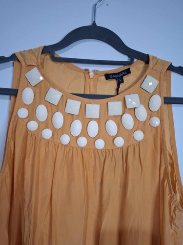 Samvara Muyi Short Dress SIZE L New With Tags 100% SILK FREE POSTAGE AU - Picture 4 of 6