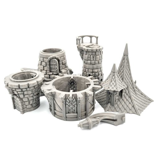 Fantasy AoS Crow Tower FÜR Warhammer D&D gedruckt Landschaft Gelände FÜR LOTR - Bild 4 von 4