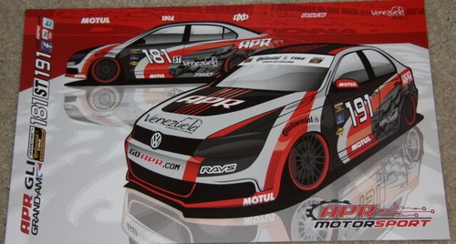 2012 APR Motorsport Volkswagen GTI GLI ST Continental Tire Hero Card - Picture 2 of 2