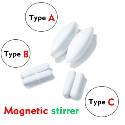 5mm to 100mm Stir Bar Length PTFE Coated Magnetic Stirrer Bars Followers