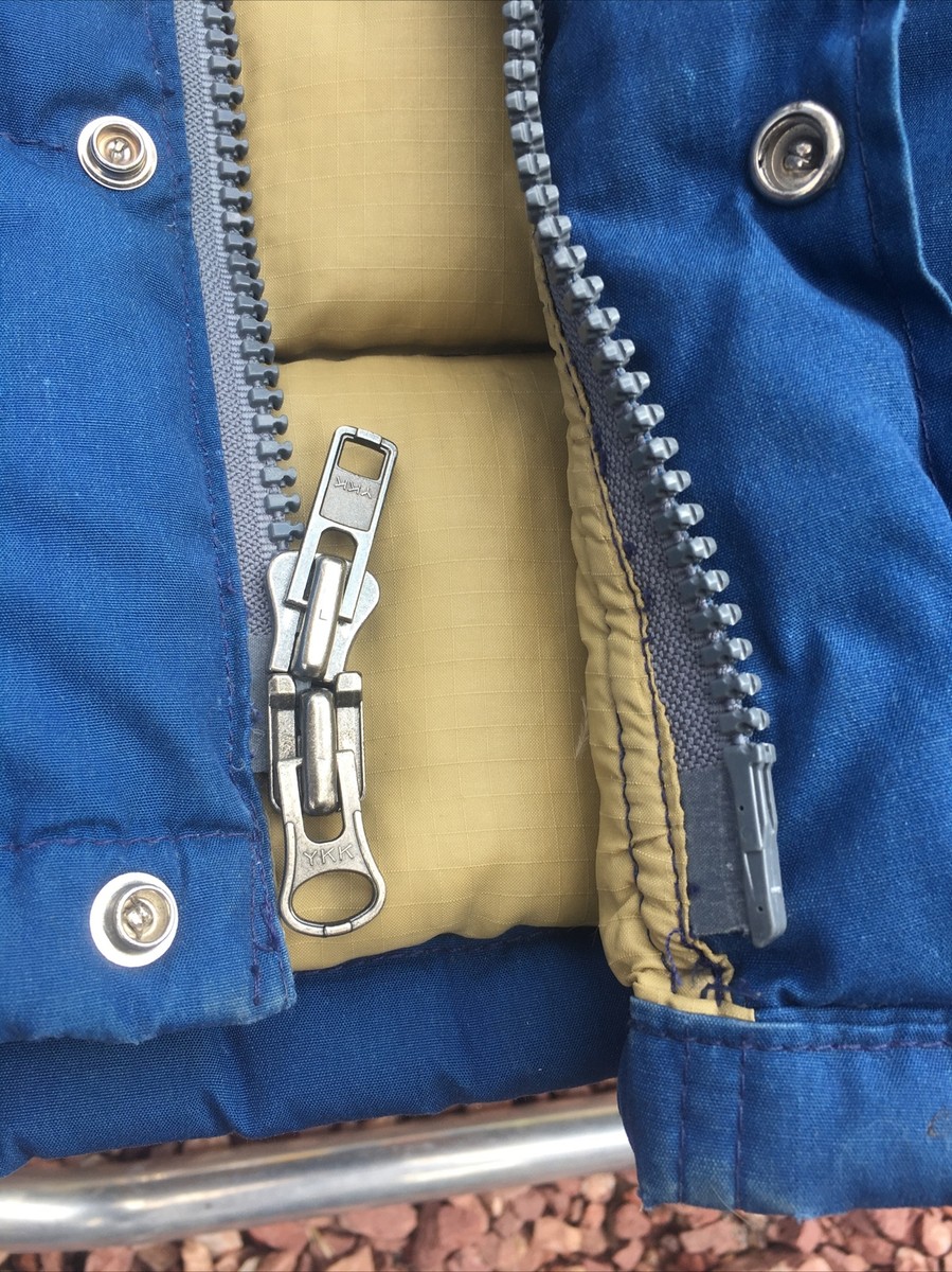 Vtg 70s 80s North Face Down Jacket Mens L TNF Zip Puffer Vtg 70s 80s North Face Down Jacket Mens L TNF Zip Puffer