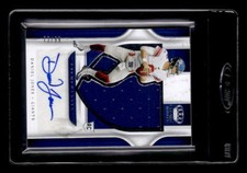 2019 Crown Royale Silhouette Material Autographs #3 Daniel Jones Auto Jersey /99