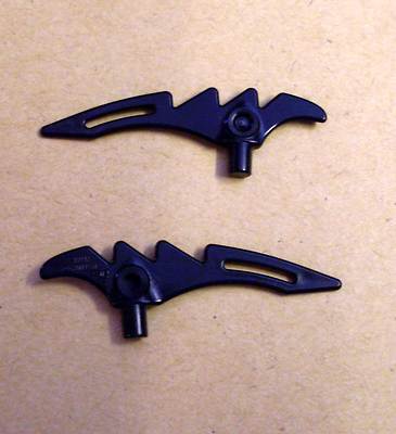 2 Lego Ninja Waffen Klingen Säbel Blade schwarz Samurai  für Ninjago Figuren Neu