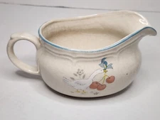 International China Ceramic Taiwan Marmalade Gravy Boat W/ Duck / Goose