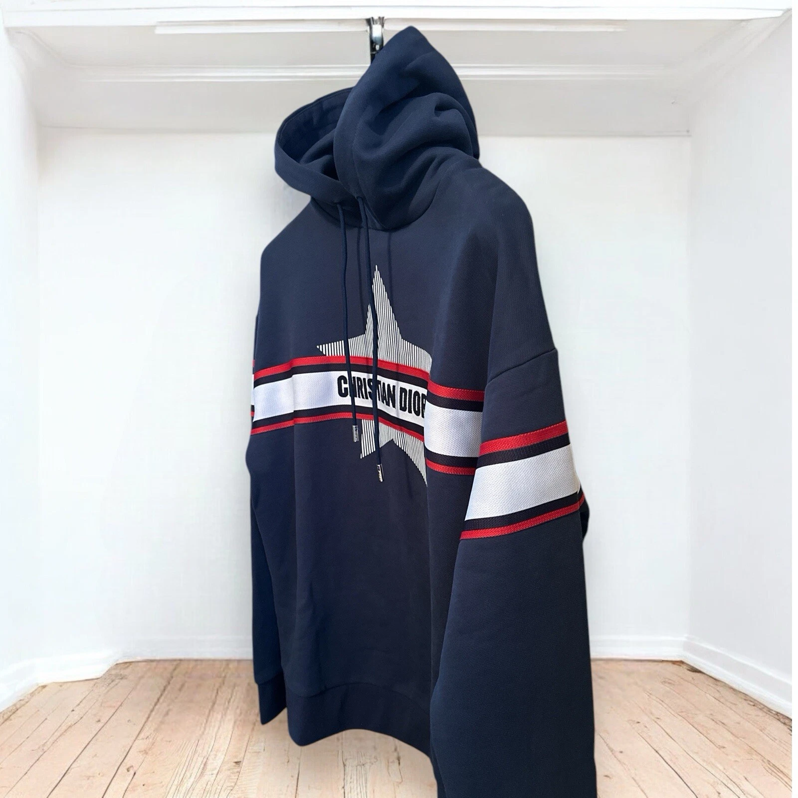 DIOR FELPA CAPPUCCIO UNISEX CLASSICA TAGLIA XL 2XL COME NUOVA