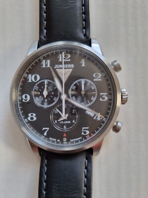 Junkers  6380  W 34,Chronograph schwarz, Neu mit Etikett