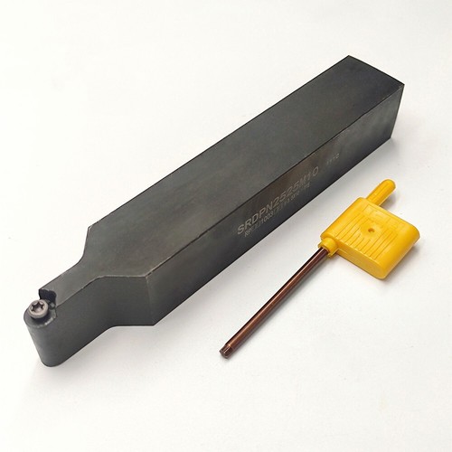 45° SRDPN 2525M10 25mm CNC Lathe Neutral Turning Tool Holder + 10Pcs RCGT10T3MO - Picture 2 of 4