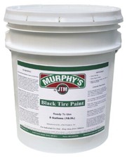 Murphys F11800 Murphys Black Tire Paint 5 Gallon Bucket Murphys F11800 Murphys Black Tire Paint 5 Gallon Bucket