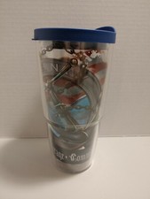 Tervis Made in USA Double Walled Navy Insulated Tumbler Cup Keeps Drink Cold/Hot