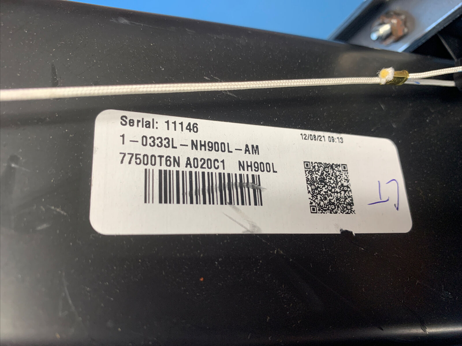 2017–2021 Acura NSX Right Glove Box Suede Leather (USA) OEM
