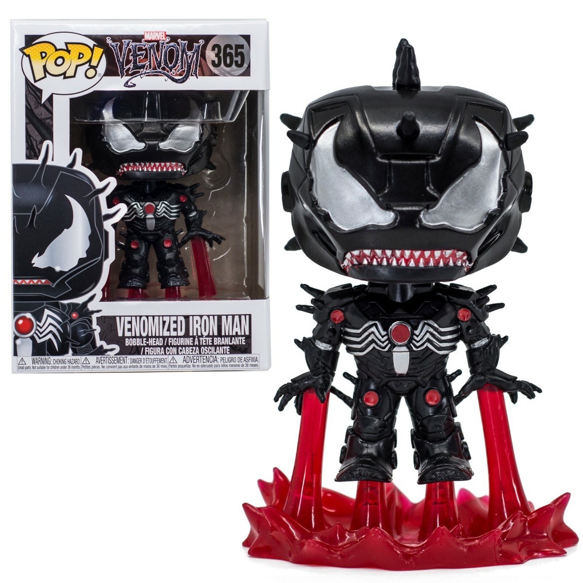 【正規品】#30 Funko Pop! ヴェノム化したサムス & アイアンマン Marvel Venom Venomized Iron Man Funko Pop #365 Bobble-Head